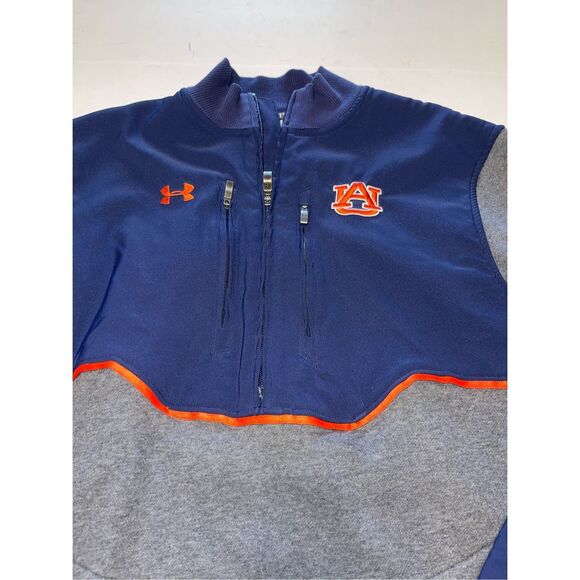 Under Armour Auburn Tigers 1/4 Zip Pullover Jacket Size ‎ Medium - Picture 2 of 6